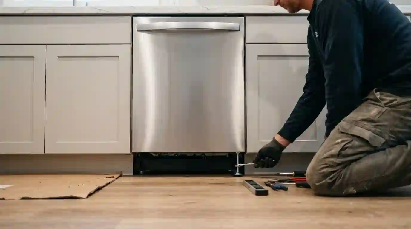 Dishwasher Installation repair detail
