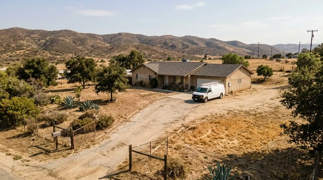 Typical home appliance setup near Los Angeles County
