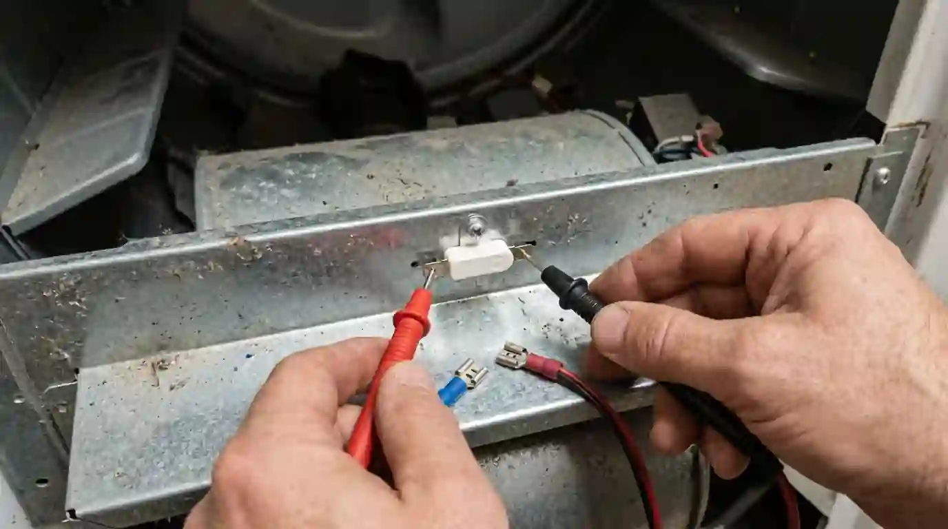 Technician at work on a repair