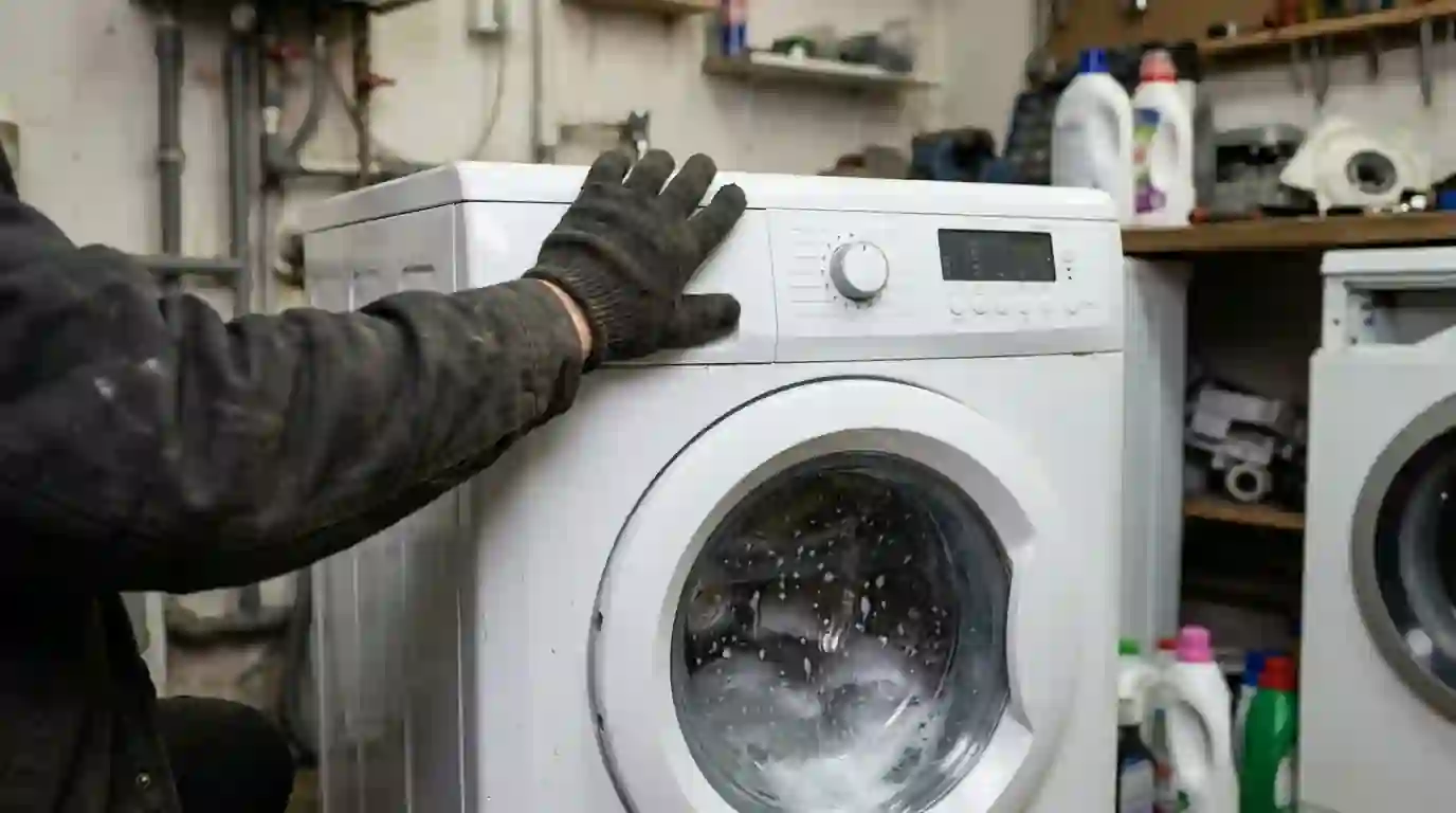 Technician at work on a repair