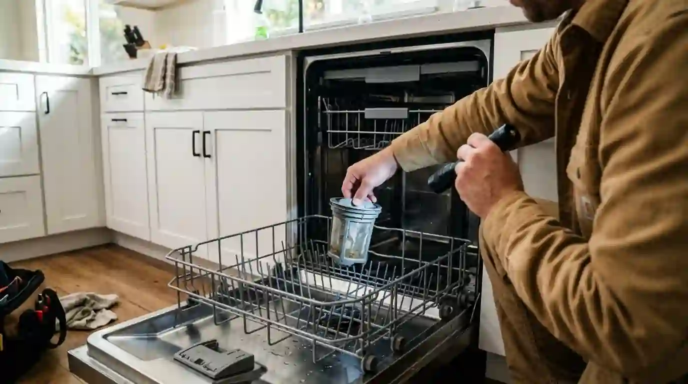 Dishwasher Installation in a Los Angeles home