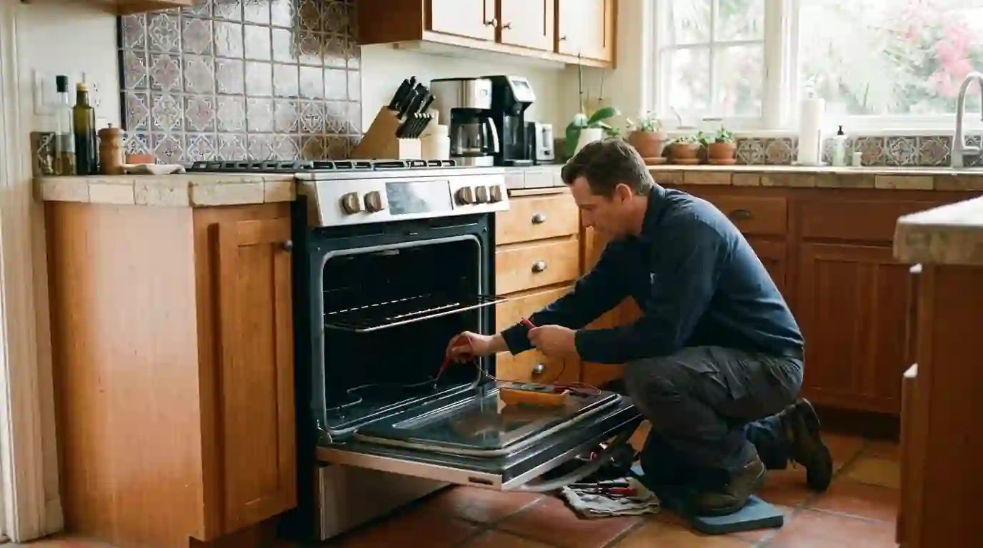 Microwave Repair in a Los Angeles home