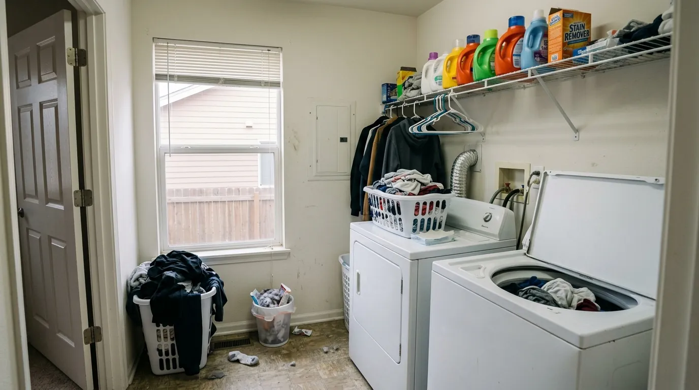 Typical home appliance setup near Sunland-Tujunga