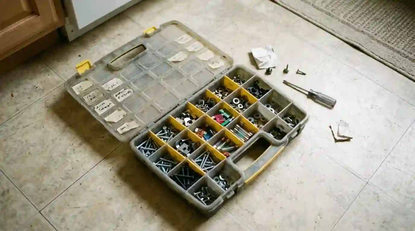 Technician at work on a repair