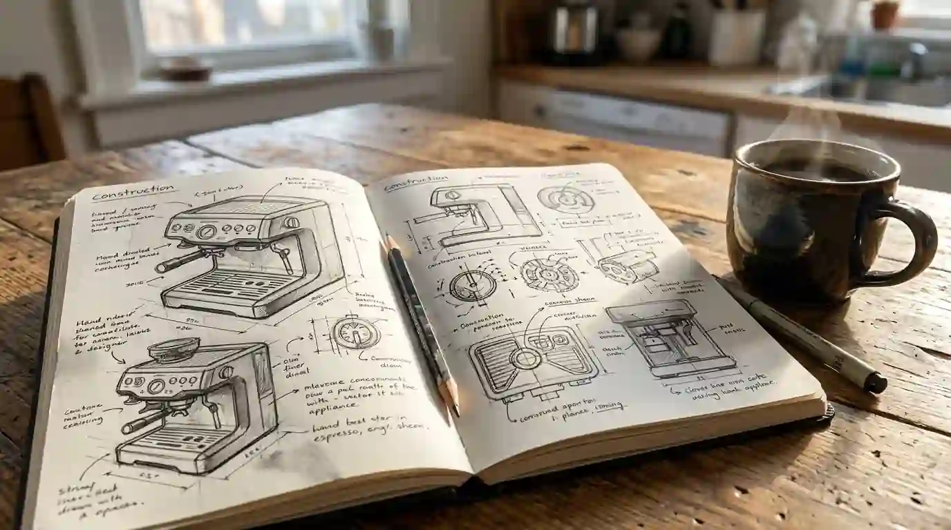 Notebook with appliance notes